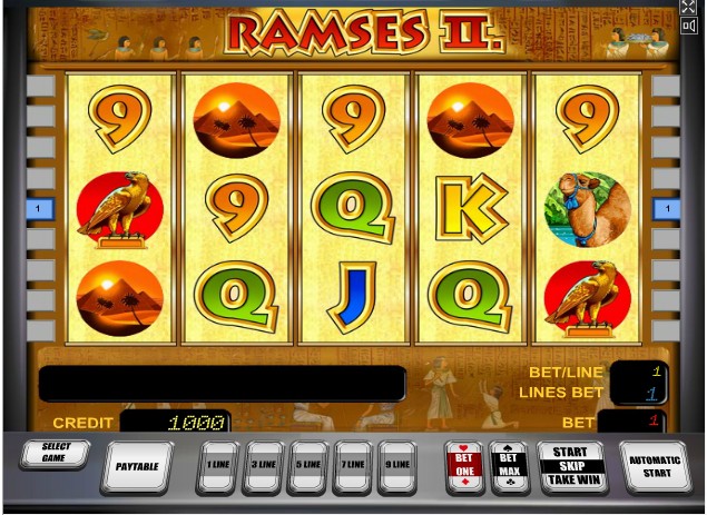 Ramses 2 игровой автомат